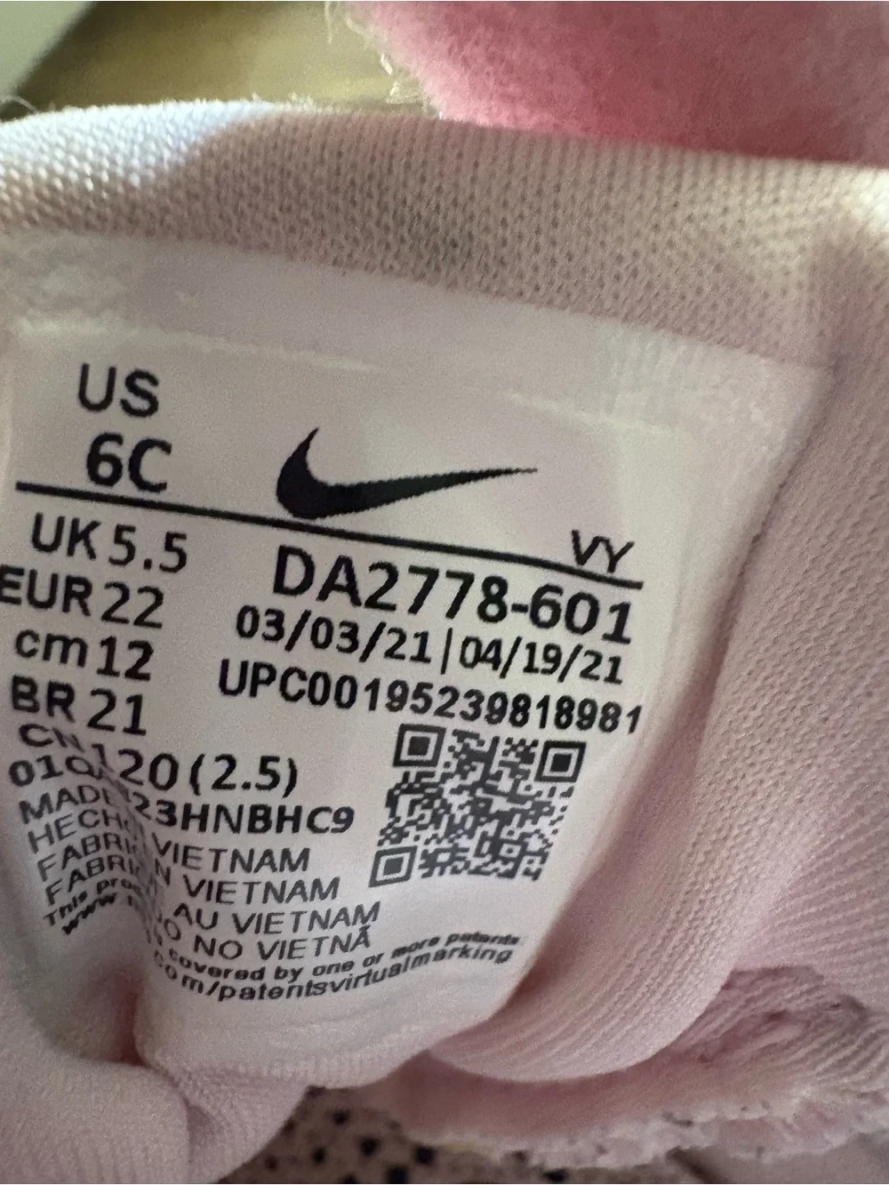 Nike kids sneakers